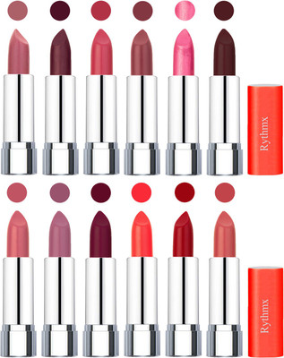 

Rythmx Creamy Matte Lipstick 003(Nude, Maroon, Rose, Nude, Dark Pink, Coffee, Orange Fever, Plum, Maroon, Orange, Red, Peach, 48 g)
