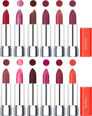 

Rythmx Creamy Matte Lipstick 009(Orange Red, Light Purple, Brown, Dark Purple, Coral, Mauve, Nude, Dark Pink, Coffee, Dark Pink, Maroon Rebel, Orange, 48 g)