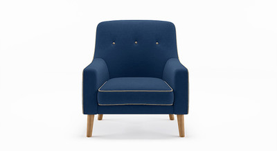 

Urban Ladder Hagen Solid Wood Lounger(Finish Color - Cobalt)
