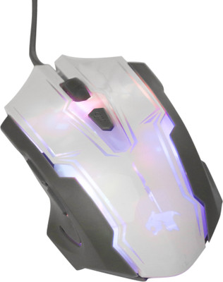 

DARK EDGE LJ806 Wired Optical Gaming Mouse(USB, White)