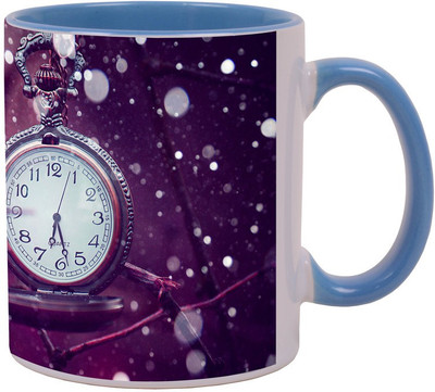 

Arkist time is running out 2 Blue Ceramic Mug(340 ml), Multicolor