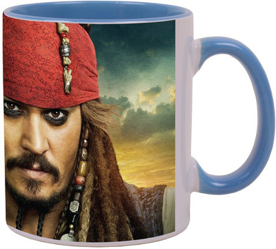Arkist pirates of the caribbean on stranger tides jac Blue Ceramic Mug(340 ml), Multicolor