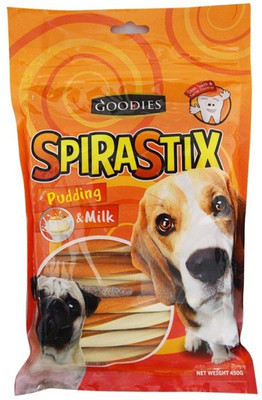 

Goodies Spirastix Pudding & Milk Dog Treat(475 g)