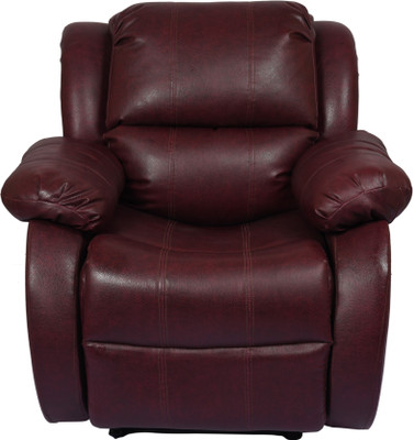 

AE Designs Leatherette Manual Recliners(Finish Color - Maroon)