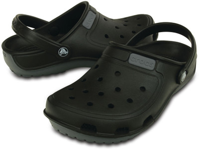 

Crocs Boys Clogs, Black/charcoal