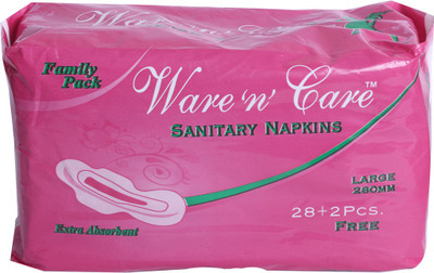 Ware"N" Care Large Sanitary Pad(Pack of 30)