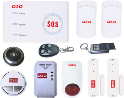 

D3D D3D WIRELESS Wi-Fi/ GSM AUTODIAL SMS HOME HOUSE OFFICE SECURITY BURGLAR INTRUDER FIRE AND GAS ALARM Wireless Sensor Security System