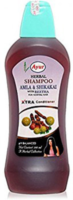 ayur Herbal Amla Shikakai with Reetha Shampoo(500 ml)