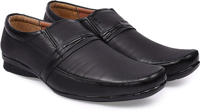 

Arthur Men's Black PU Slip On For Men(Black