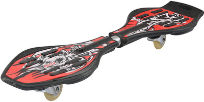 

Iris Portable Lightweight 8 inch x 33 inch Skateboard(Red, Pack of 1)