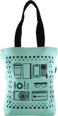 

YOLO Women Casual Multicolor Canvas Tote