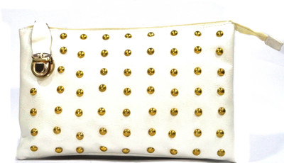 

Nemichand Jewels Girls Casual White PU Sling Bag