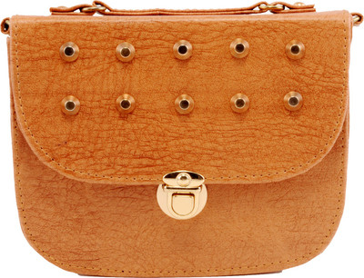 

PAGWIN Women Casual Beige PU Sling Bag