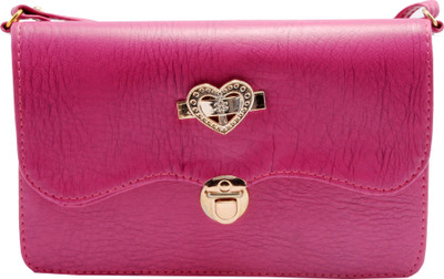 

PAGWIN Women Casual Pink PU Sling Bag