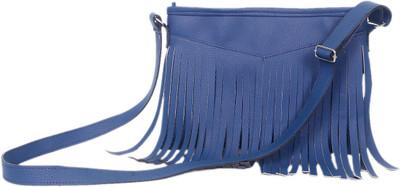 

aatoot Girls Casual Blue PU Sling Bag