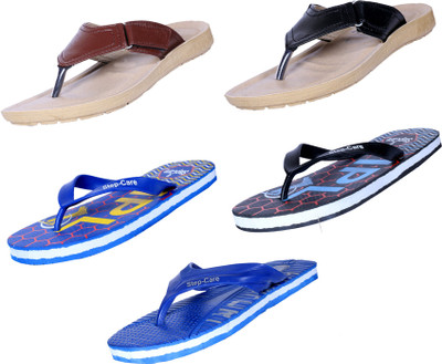 

Indistar Flip Flops, Maroon::black::blue