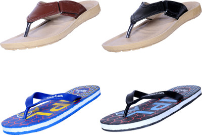 

Indistar Flip Flops, Maroon::black::blue::black