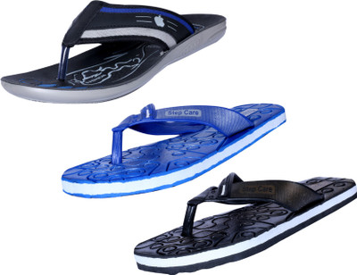 

Indistar Flip Flops, Black::blue::black