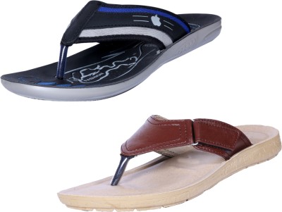 

Indistar Flip Flops, Black::maroon