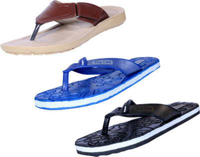 

Indistar Flip Flops, Maroon::blue::black