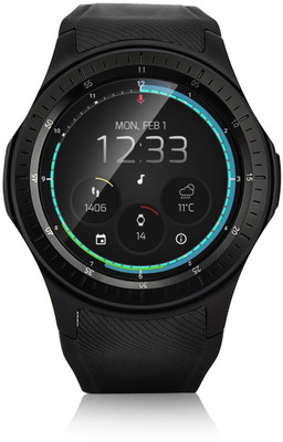 

NUVOURA Tarvos Black Smartwatch(Black Strap Medium)