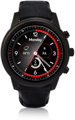 

NUVOURA Oberon Black Smartwatch(Black Strap Medium)