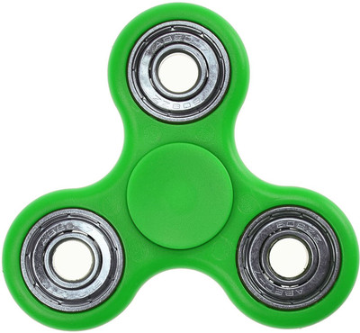 

Saffire Finger Fidget Whirlerz Steel Tri Hand Spinner Pocket Novelty Game Stress Toy(Green)