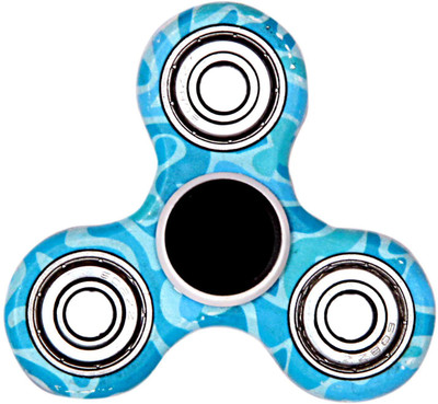 

Homeshopeez Hand Fidget Spiiner Toy With Smooth Bearing - BL(Blue)