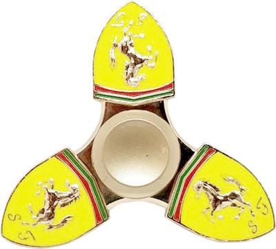 

Montez High end Car Logo Yellow Metal Fidget Spinner Toy(Multicolor)