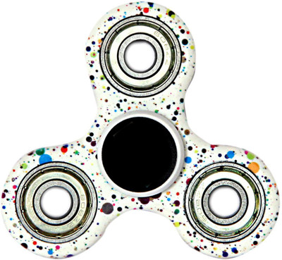 

Homeshopeez Hand Fidget Spinner Toy With Smooth Bearing - Wht(Multicolor)