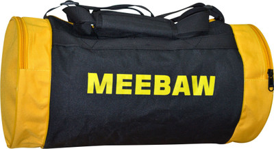 

Meebaw Matty Finish Yellow and Back Players Bag(Black, Kit Bag, Black;yellow