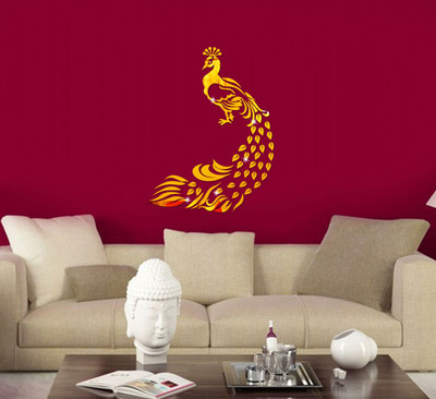 

naveed arts  Acrylic Sticker Sticker(Pack of 1, Gold