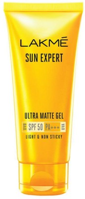 Lakme Sun Expert Ultra Matte Gel Sunscreen - SPF 50 PA+++  (100 ml)