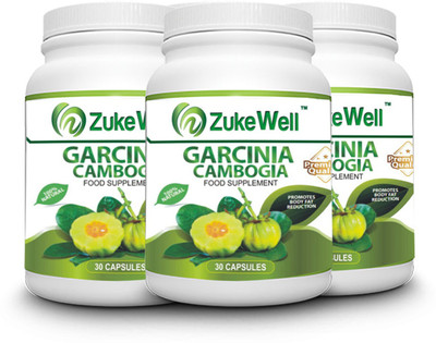 

Zukewell Garcinia Cambogia Extract 500 mg (60% HCA)Fat Burner Capsule-30 Pure Veg Capsules Pack of 3(500 mg)