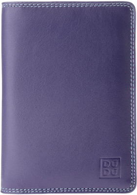 dudu Women Formal Purple Genuine Leather Document Holder(3 Card Slots), Violet