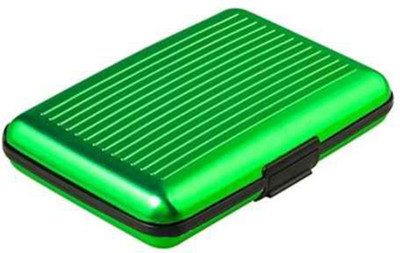 

Tangerine Men Green Plastic Card Holder(6 Card Slots)