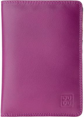 

dudu Women Casual Pink Genuine Leather Document Holder(3 Card Slots), Fuchsia