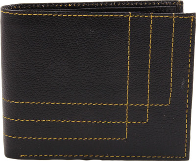 

uc Men Black Genuine Leather Wallet(12 Card Slots), Black-1127
