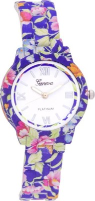 laxmi BLue Geneva print Watch  - For Women   Watches  (laxmi)