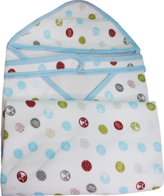 

Muren High Quality Hooded Baby Wrapper Sheet cum Baby Blanket(Aqua)