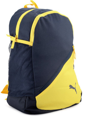 

Puma Puma Slash Backpack 17 L Laptop Backpack(Blue), Navy-yellow