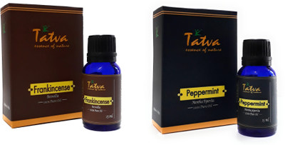 

Tatva 100% Pure Essential Oil- COMBO (Frankincense 15ml & Peppermint 15ml)(30 ml)