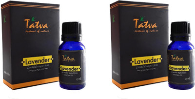 Tatva 100% Pure Essential Oil- COMBO (Lavender 15ml & Lavender 15ml)(30 ml)