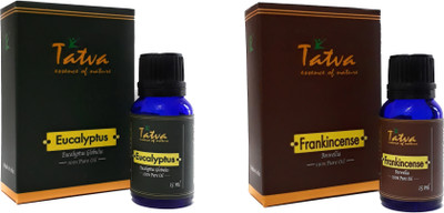

Tatva 100% Pure Essential Oil- COMBO (Eucalyptus 15ml & Frankincense 15ml)(30 ml)