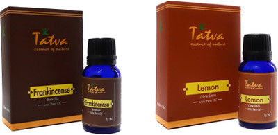 

Tatva 100% Pure Essential Oil- COMBO (Frankincense 15ml & Lemon 15ml)(30 ml)