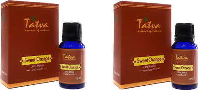

Tatva 100% Pure Essential Oil- COMBO (Sweet Orange 15ml & Sweet Orange 15ml)(30 ml)