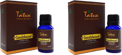 

Tatva 100% Pure Essential Oil- COMBO (Sandalwood 15ml & Sandalwood 15ml)(30 ml)