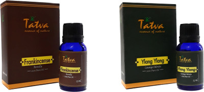 

Tatva 100% Pure Essential Oil- COMBO (Frankincense 15ml & Ylang Ylang 15ml)(30 ml)