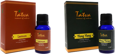 

Tatva 100% Pure Essential Oil- COMBO (Lemon 15ml & Ylang Ylang 15ml)(30 ml)