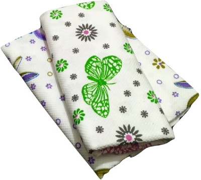 

Cotton Colors Cotton 300 GSM Bath Towel Set(Pack of 2, White)